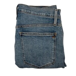 Madewell Roadtripper Slim Boy Jeans Light Wash Distressed Ripped Knee‎ 28